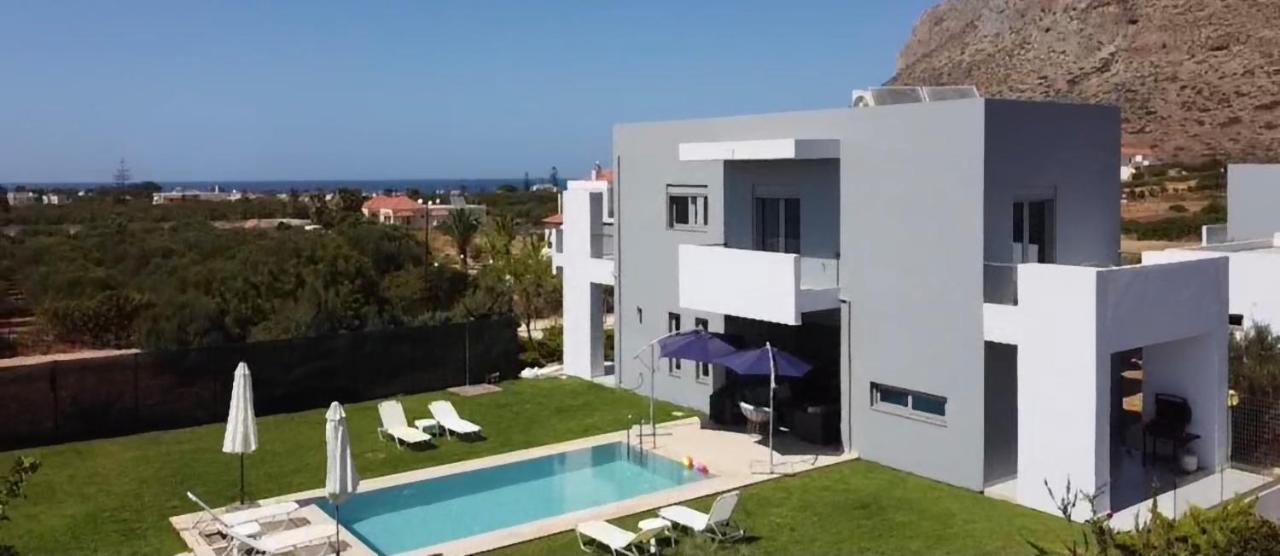 Helios A Modern Large Villa With Private Pool Set In A Quiet Location Stavrós Exterior foto